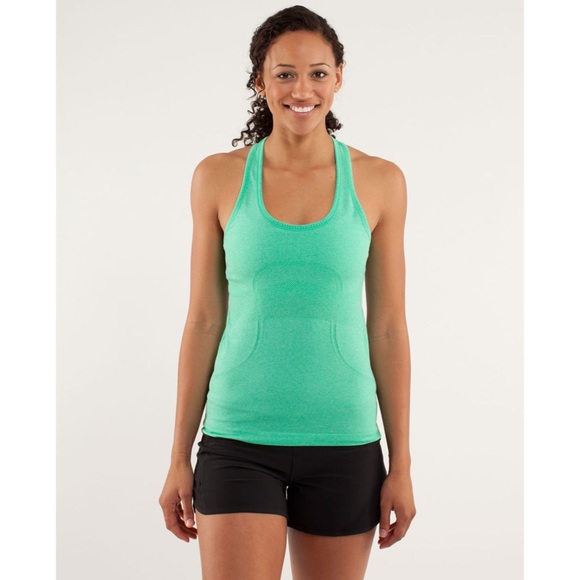 lululemon athletica Tops - LULULEMON Run Swiftly Tech Racerback Green
